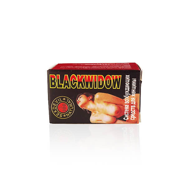 BLACK WIDOW 20 ml, Afrodisiaco Donna Gocce