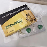 SUPER AVANA 160 mg, Avanafil, Dapoxetina